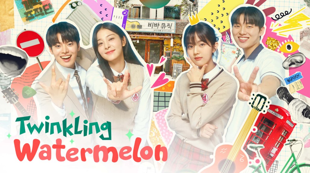 Twinkling Watermelon Poster